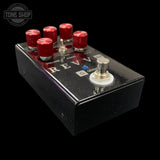 Left side of Used Revv G4 Overdrive/Distortion Pedal Black Sparkle.
