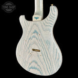 Back angle of PRS Private Stock 12508 Custom 24 Semi Hollow Sub Zero Glow.
