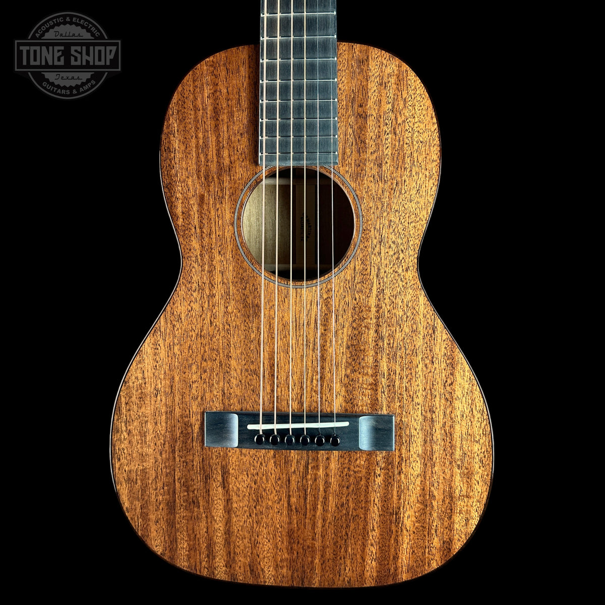 Front of Martin Custom Shop  18 Style Size 5 Terz All Mahogany.
