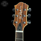 Close-up of the headstock of a B.C.