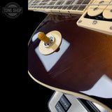 Close up of wear/damage on Used 2025 Gibson Les Paul Standard 60s Double Trouble Vintage Tobacco Burst.
