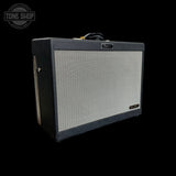 Left side of Used Fender Tone Master FR-12 Black 1x12 TFW3522.