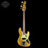 Fender Custom Shop 1963 Jazz Bass Journeyman Relic Aged Aztec Gold CZ590449
