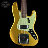 Fender Custom Shop 1963 Jazz Bass Journeyman Relic Aged Aztec Gold CZ590449