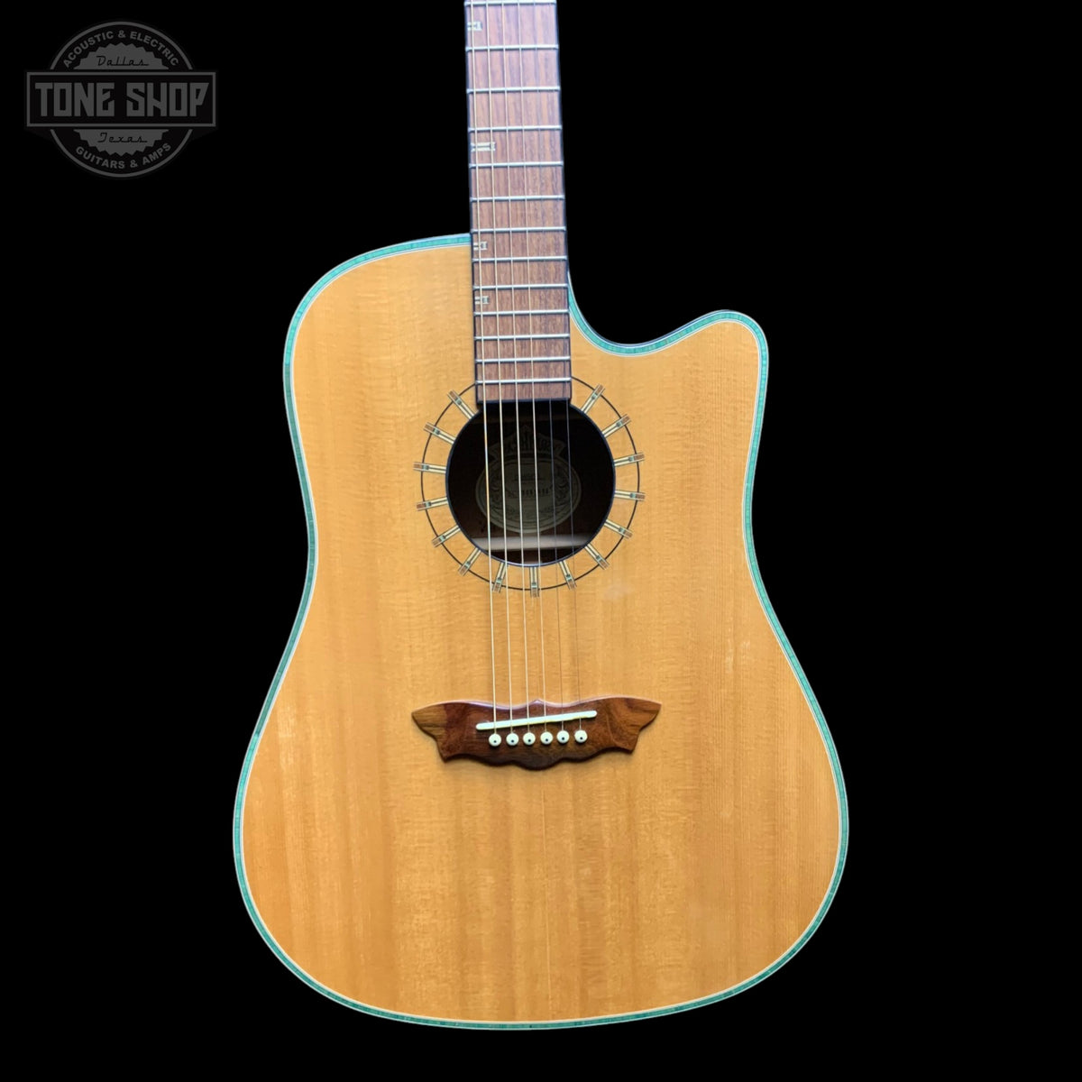 Front of Used 2003 Washburn D46SCE Southwest.