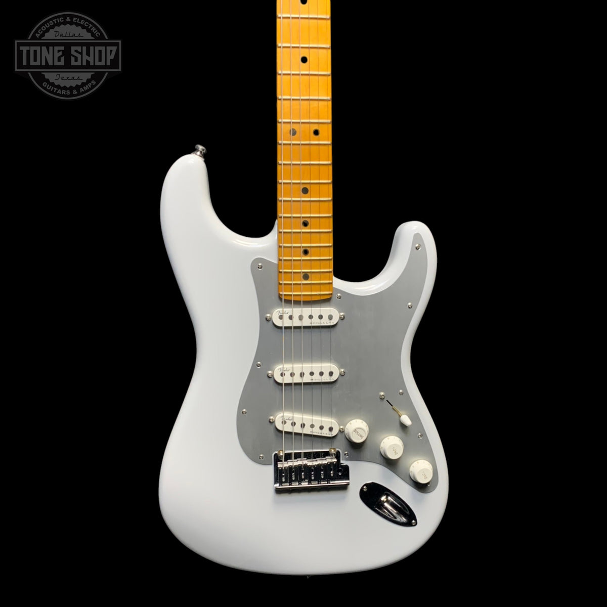 Front of Used 2025 Fender Ultra II Stratocaster Avalanche.