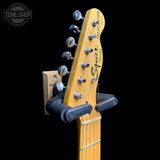 Headstock of Used 2014 Squier Vintage Modified 72 Telecaster Thinline Refin Shell Pink TFW3549.