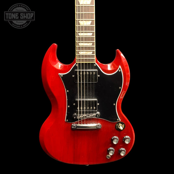 Front of Used Gibson SG Standard Heritage Cherry.