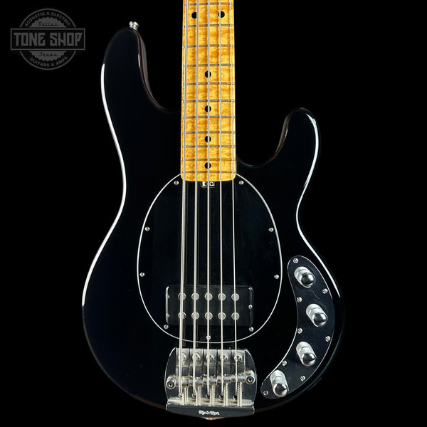 Front of Used Music Man Stingray Classic V Black.