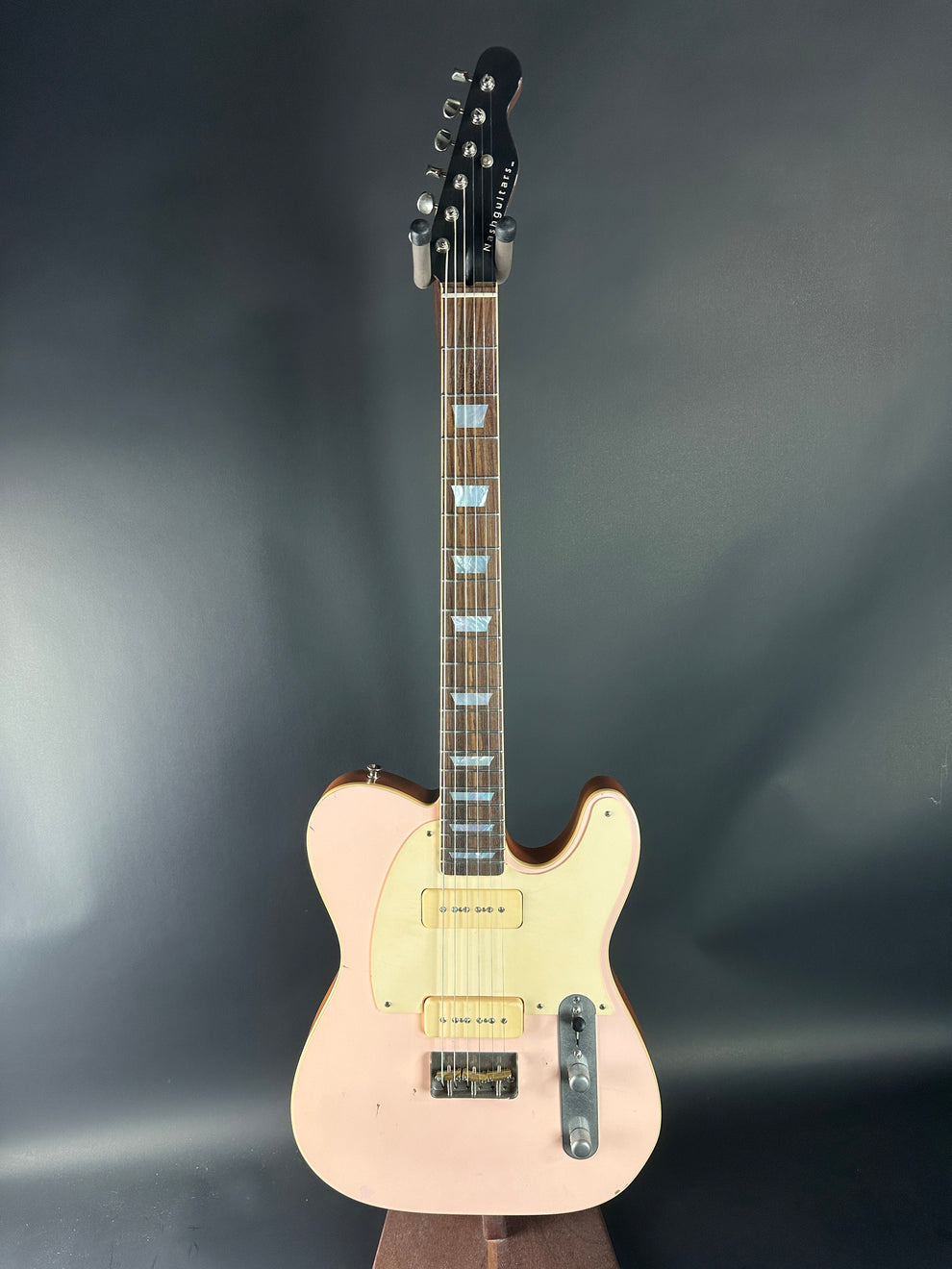 Used Nash T-56 P90 Shell Pink w/case TSU23236 – Tone Shop Guitars