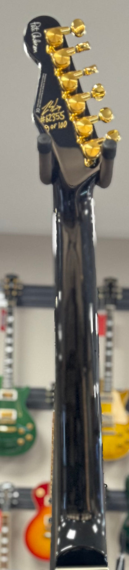 Back of neck of Used Reverend Pete Anderson Eastsider Custom Midnight Black TSS6690