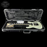 Jackson guitar in case.