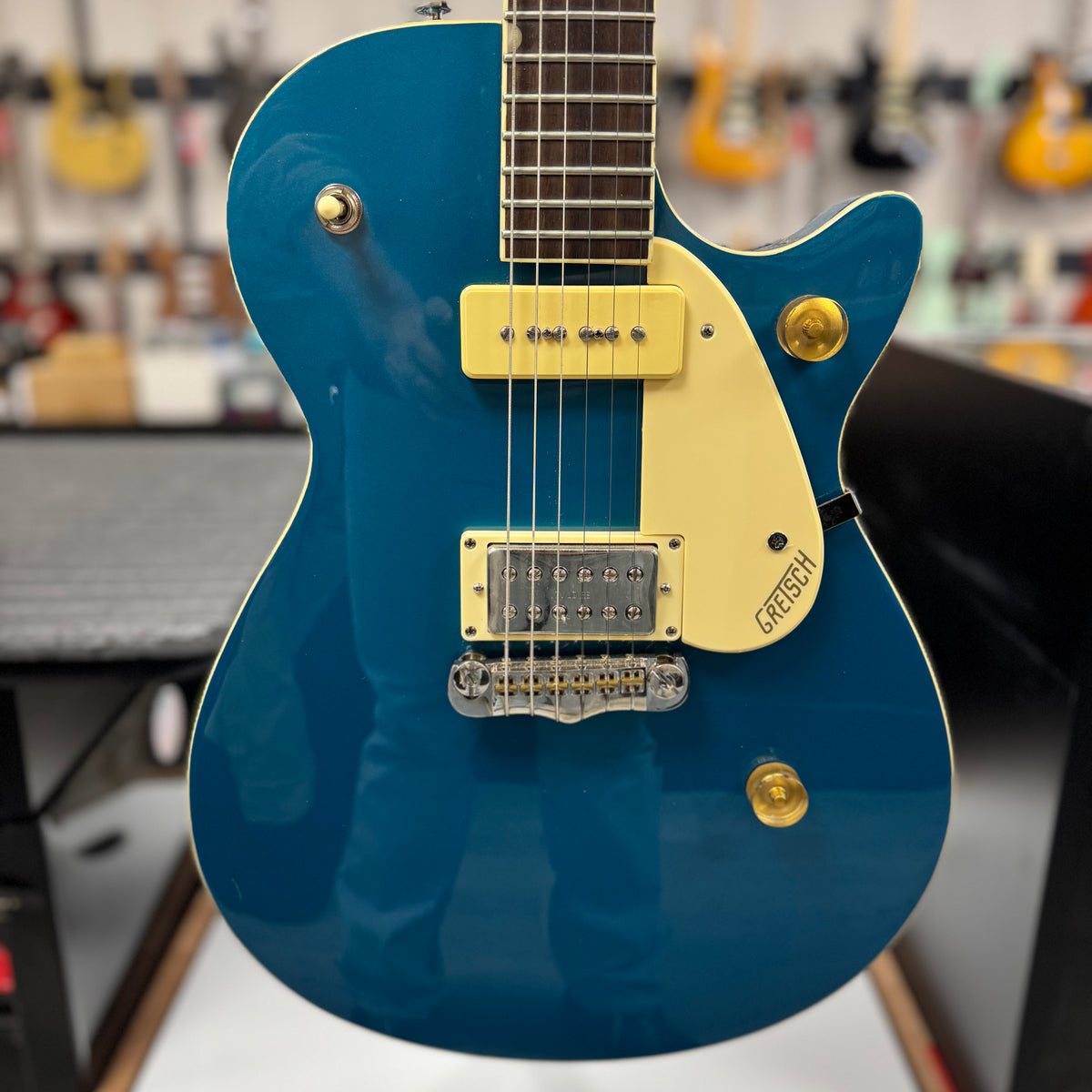 Used 2022 Gretsch G2215-P90 Streamliner Jr Jet Club Ocean Turquoise TSS6754