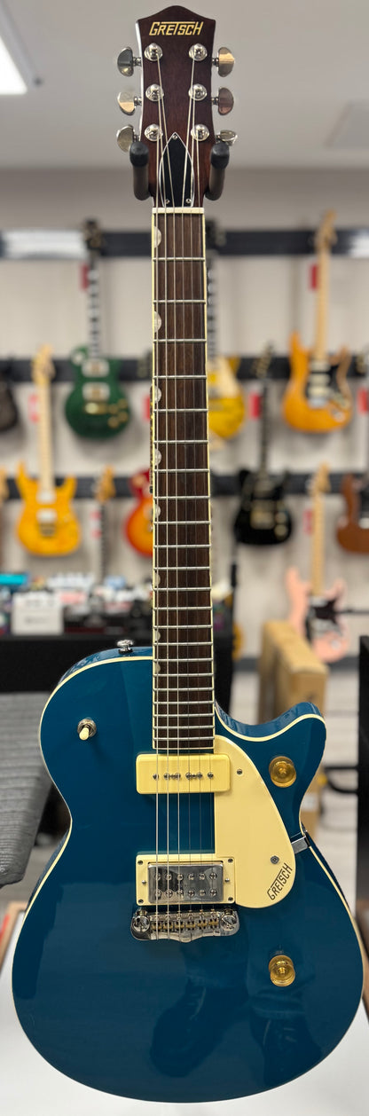 Used 2022 Gretsch G2215-P90 Streamliner Jr Jet Club Ocean Turquoise TSS6754