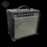 Left angle of Used Fender Champion II 25 Combo TFW3658.