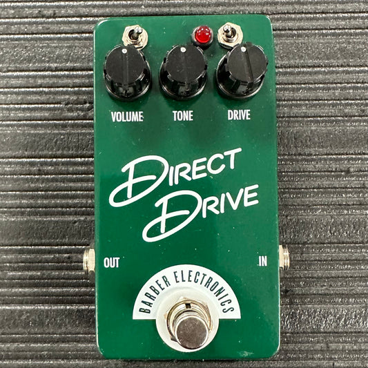 Top of Used Barber Electronics Compact Direct Drive Overdrive Pedal TSS3763