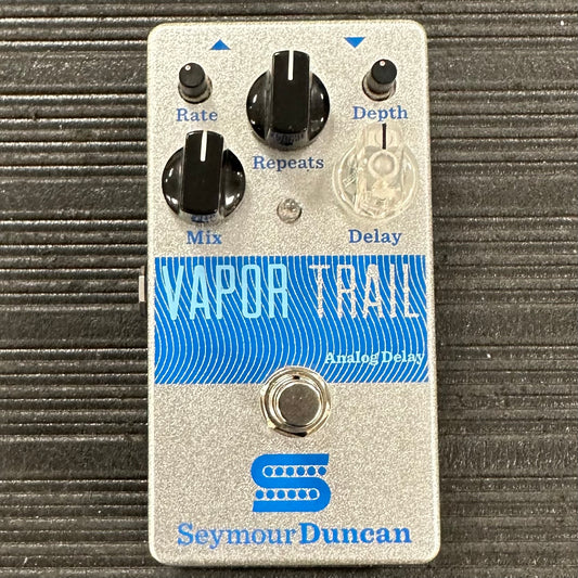 Top of Used Seymour Duncan Vapor Trail Delay Pedal TSS3761