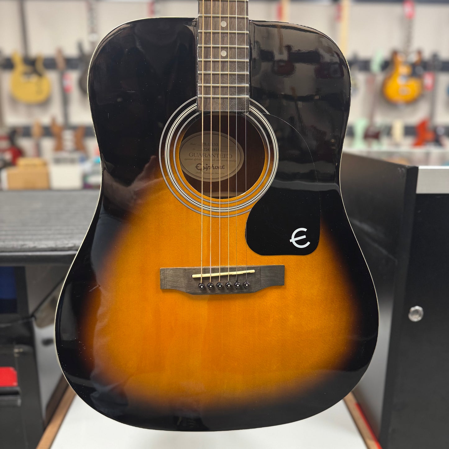 Used Epiphone PR150-VS Dreadnought Vintage Sunburst Acoustic TSS6718