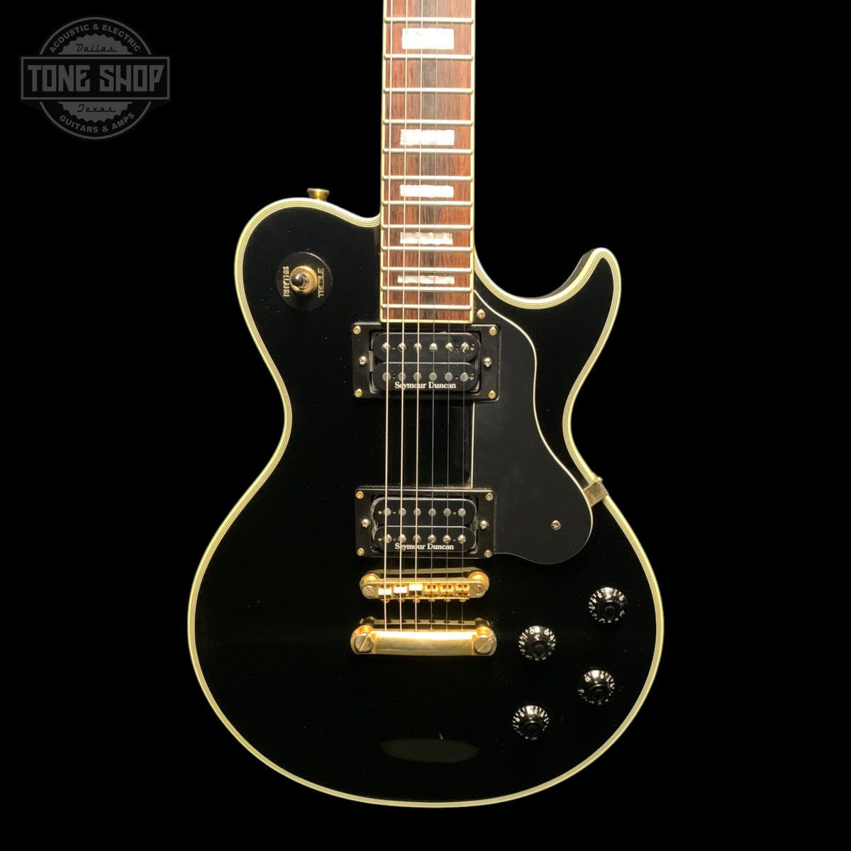 Front of Used 2004 Samick Greg Bennett Avion AV-7 Black TFW3644.