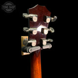 Back of headstock of Used 2019 Taylor T5z Classic DLX.