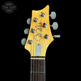 Headstock of Used 2018 PRS Silversky Onyx.