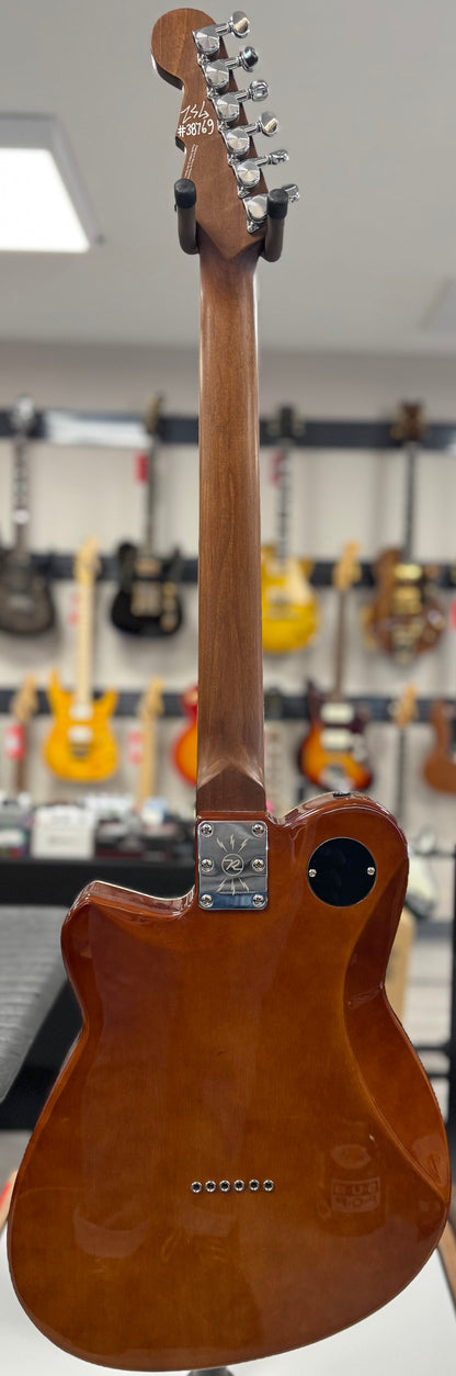 Used Reverend Charger RA Limited Edition Red Gold Green Sparkle w/case TSS6776