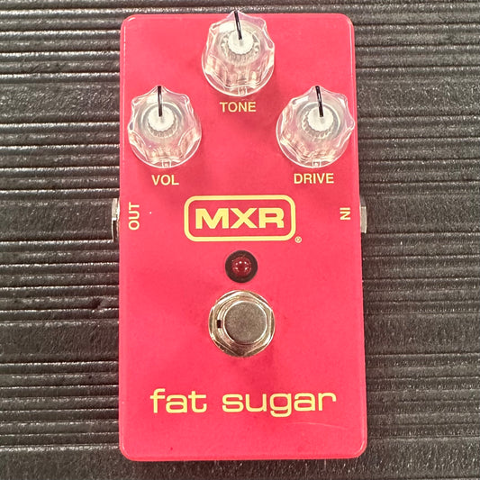 Top of Used MXR Fat Sugar Overdrive Pedal w/box TSS3793