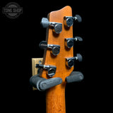 Back of headstock of Used 2004 Godin Solidac w/Piezo-Pickup-Disconnected w/Coil-Tap-Added.