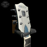 Headstock of Used 2023 Gretsch G6118T-140 Limited Edition 140th Double Platinum Anniversary w/String-Thru Bigsby.