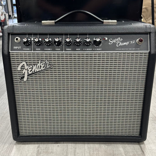 Front of Used Fender Super Champ X2 Tube Amplifier TSS3783