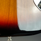 Ding on body of Used Fender Player Strat 3-Color Sunburst.