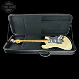 Used 1999 Fender Standard Stratocaster White in case.