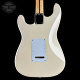 Back of Used 1999 Fender Standard Stratocaster White.