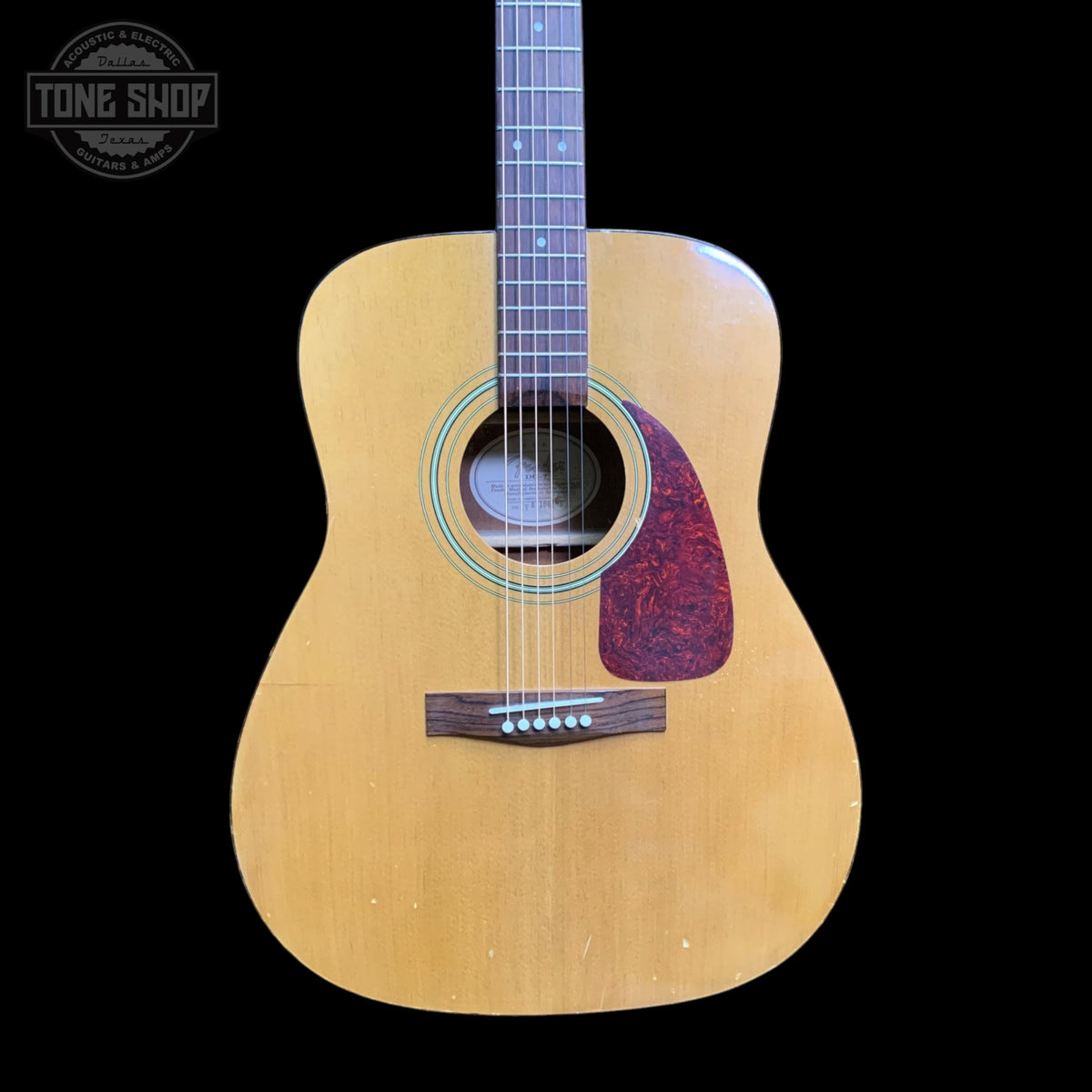 Front of Used 1998 Fender DG-7 Dreadnought TFW3642.