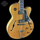 Front angle of Used 1993 Epiphone Joe Pass Emperor.