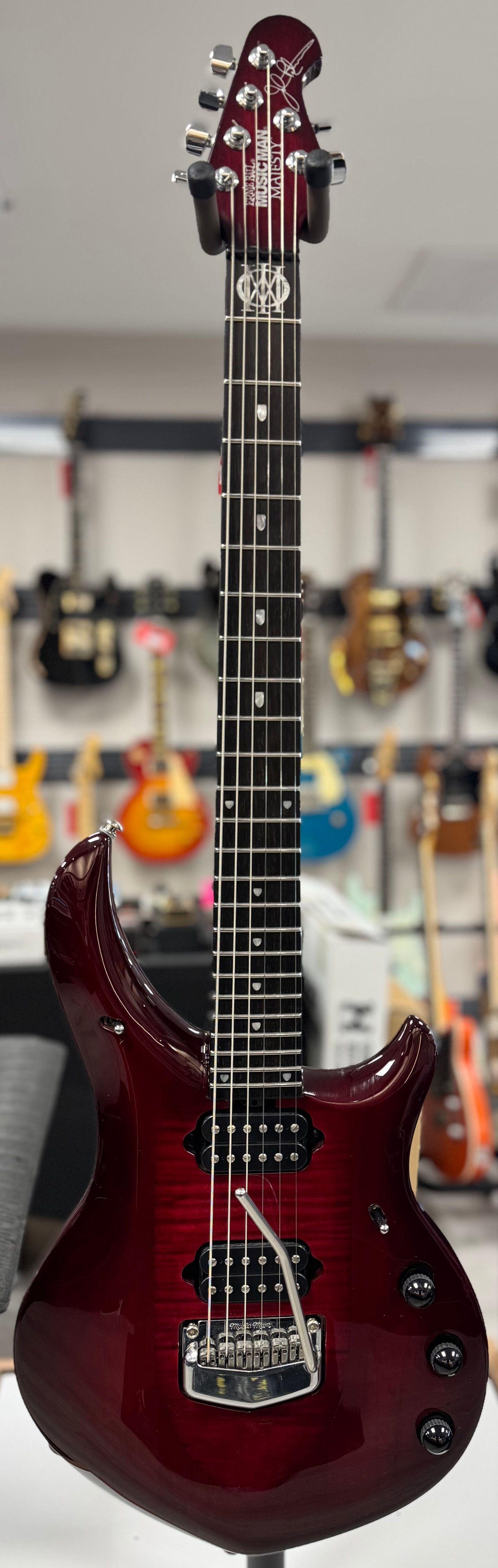 Used Ernie Ball Music Man JP15 Red Sunrise w/Case TSS6779