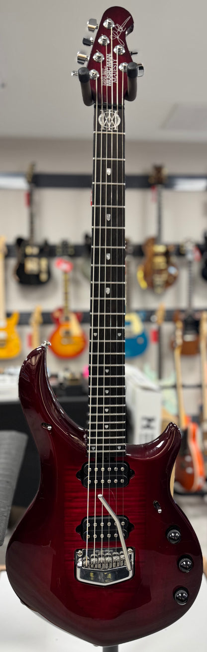 Used Ernie Ball Music Man JP15 Red Sunrise w/Case TSS6779