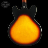 Back of Used Epiphone ES-335 Vintage Sunburst.