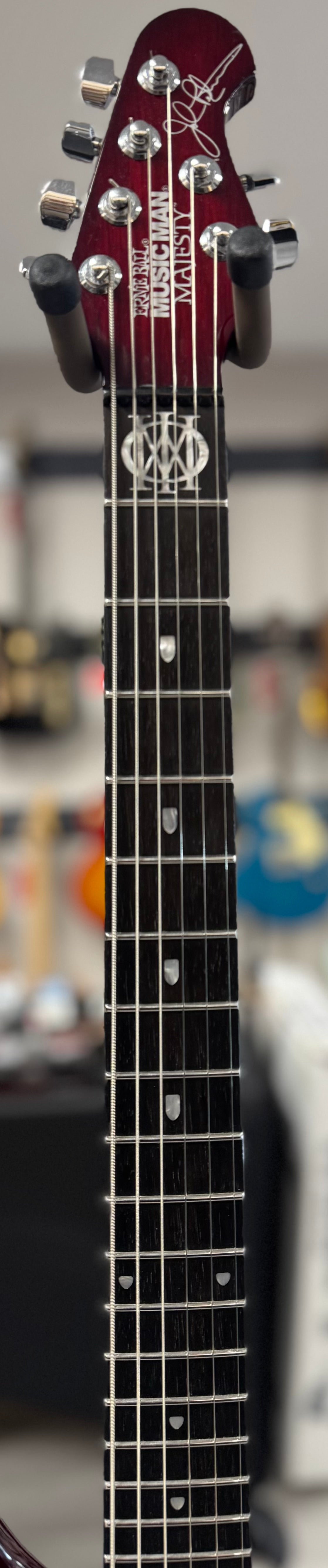 Used Ernie Ball Music Man JP15 Red Sunrise w/Case TSS6779