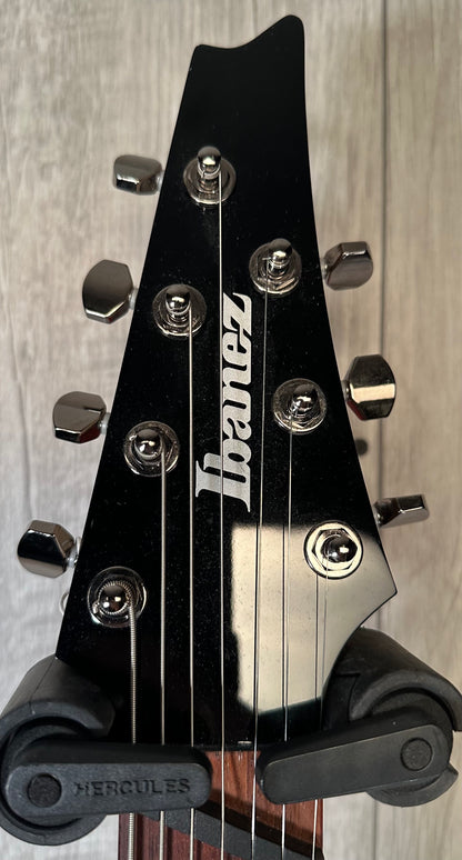 Headstock of Used 2017 Ibanez RGSM-7 7 String Back Electric TSS3781