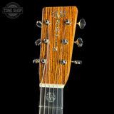 Guitar headstock with 'Martin' branding on a black background
