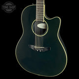 Front angle of Used Ovation Celebrity CC057 Black.