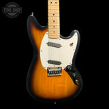 Front of Used 2023 Squier Sonic Mustang 2-Color Sunburst TFW3619.