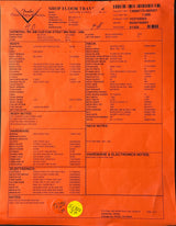 Spec sheet for Fender Custom Shop American Custom Strat MN NOS Honey Blonde.
