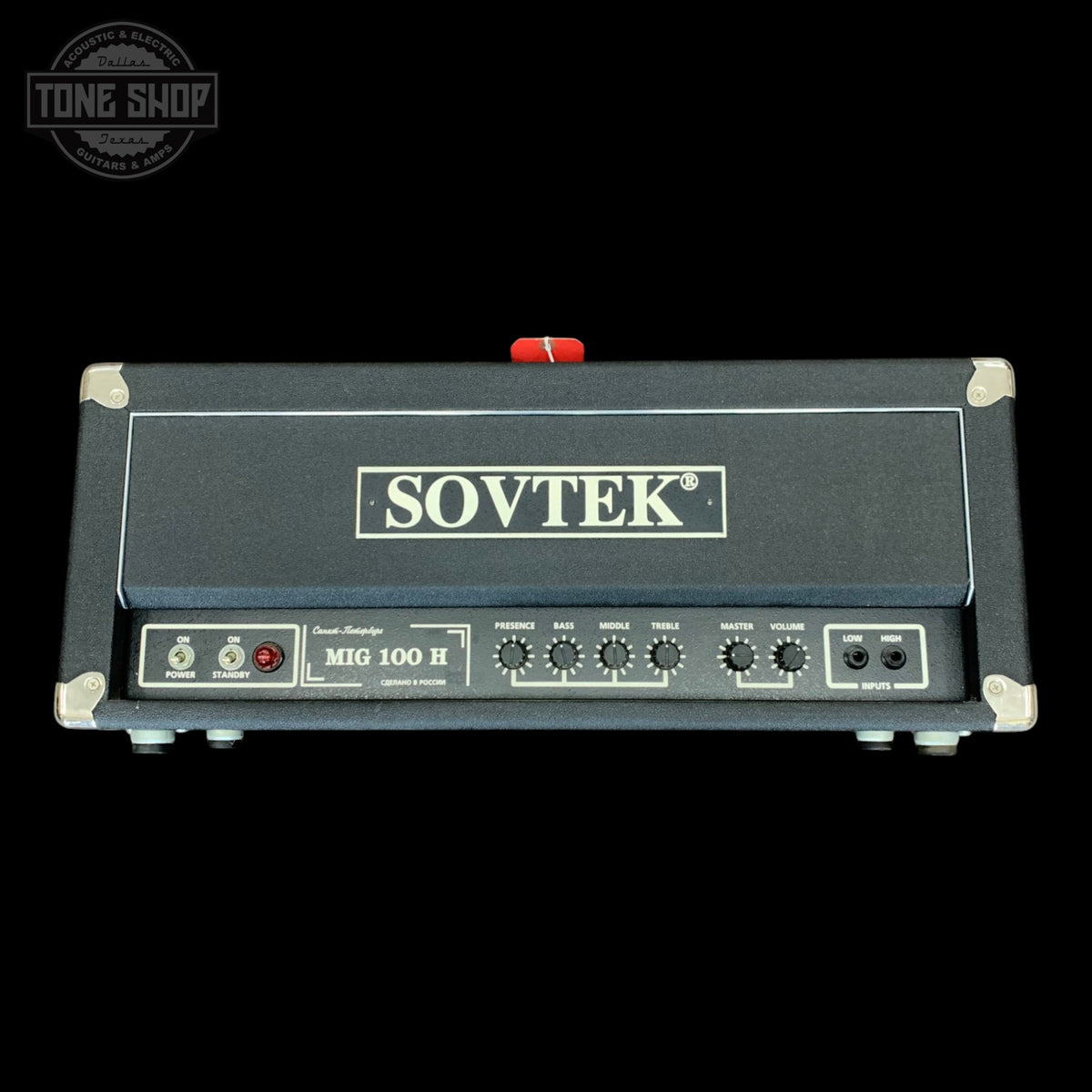 Front of Used Sovtek Mig 100 Head TFW3618.