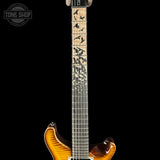 Fretboard of PRS Custom 24 Birds of a Feather Limited Honey Gold.