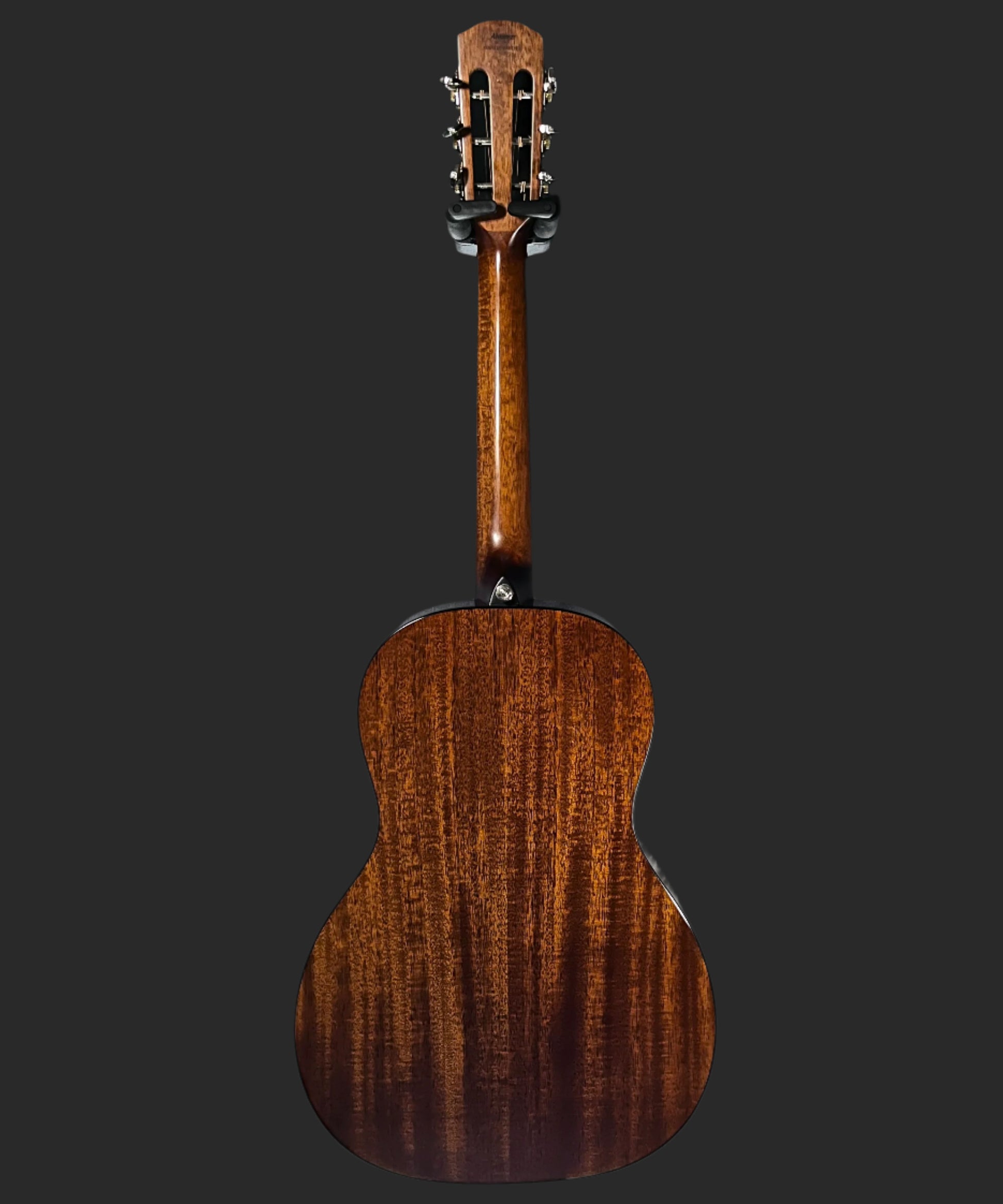 Full back of Used 2018 Alvarez Artist 66 Shadowburst AP66SHB Parlor Guitar w/Bag TFW2231