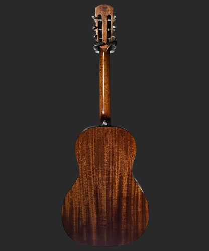 Full back of Used 2018 Alvarez Artist 66 Shadowburst AP66SHB Parlor Guitar w/Bag TFW2231