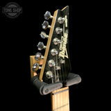 Headstock of Used Ibanez Gio Mikro Purple TFW3515.