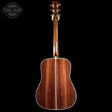 Full back of Collings D2H Natural Sitka/Rosewood.